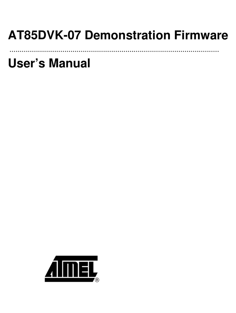 Atmel AT85DVK-07 user manual