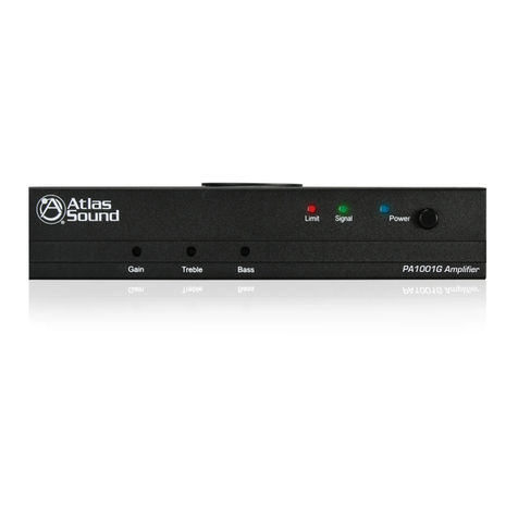 Atlas PA1001G User manual