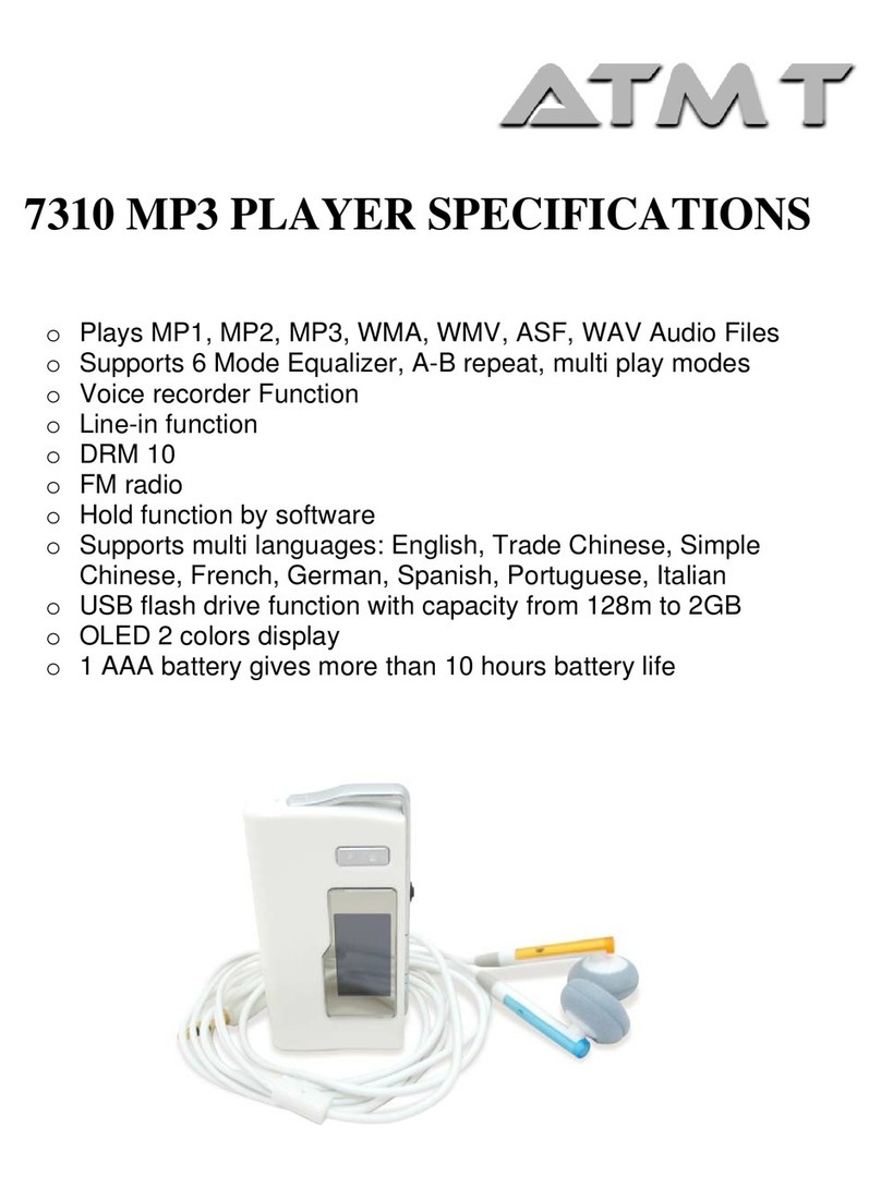 ATMT 7310 MP160 Specification sheet