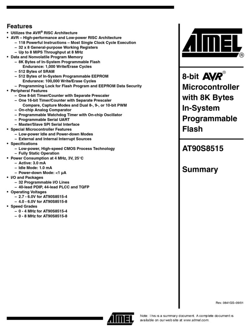 Atmel AVR AT90S8515-4 User manual