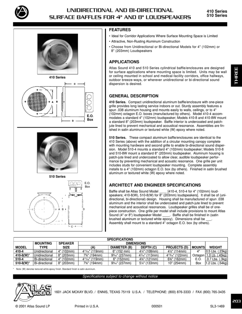 Atlas 410 Series User manual
