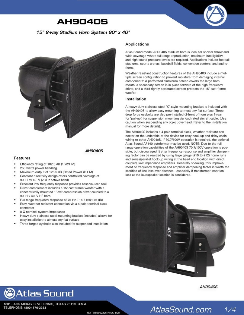 Atlas AH9040S User manual