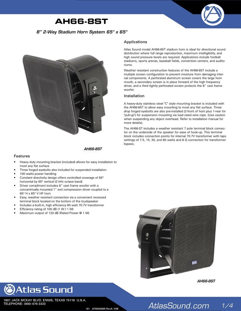 Atlas AH66-8ST User manual