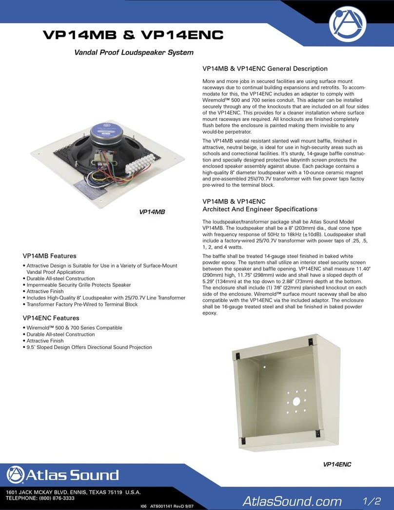 Atlas VP14ENC User manual