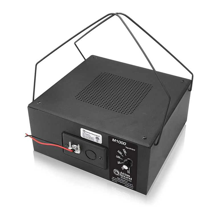 Atlas M1000 User manual