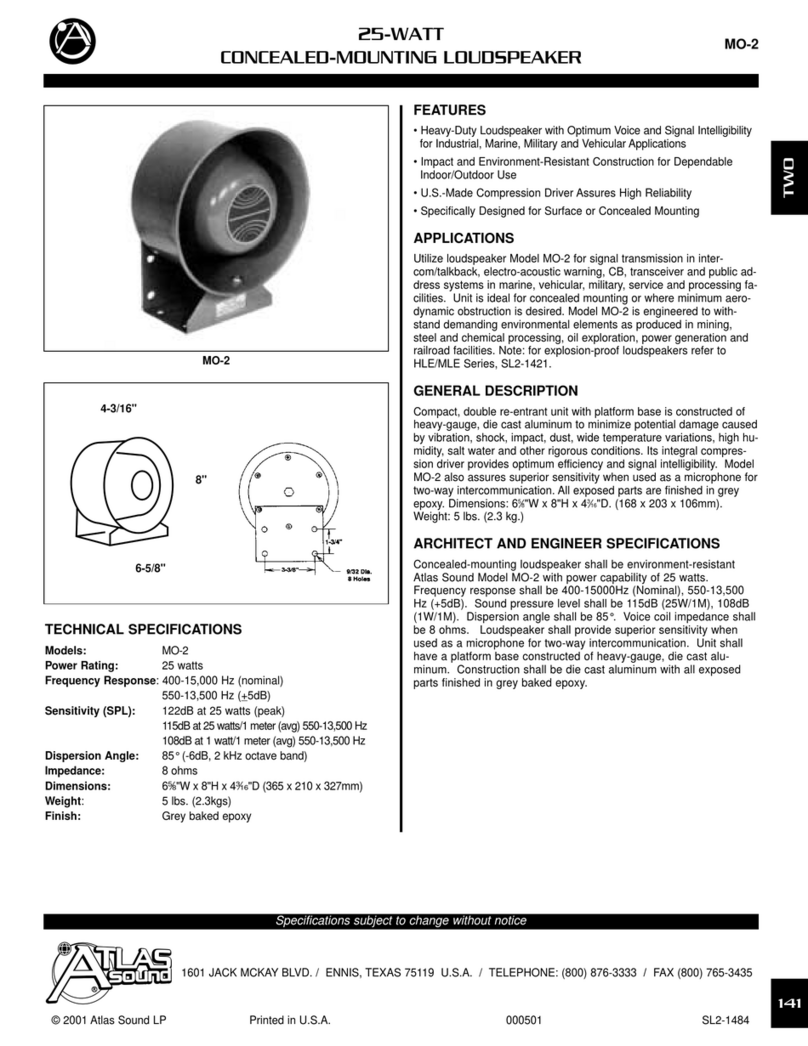 Atlas MO-2 Specifications