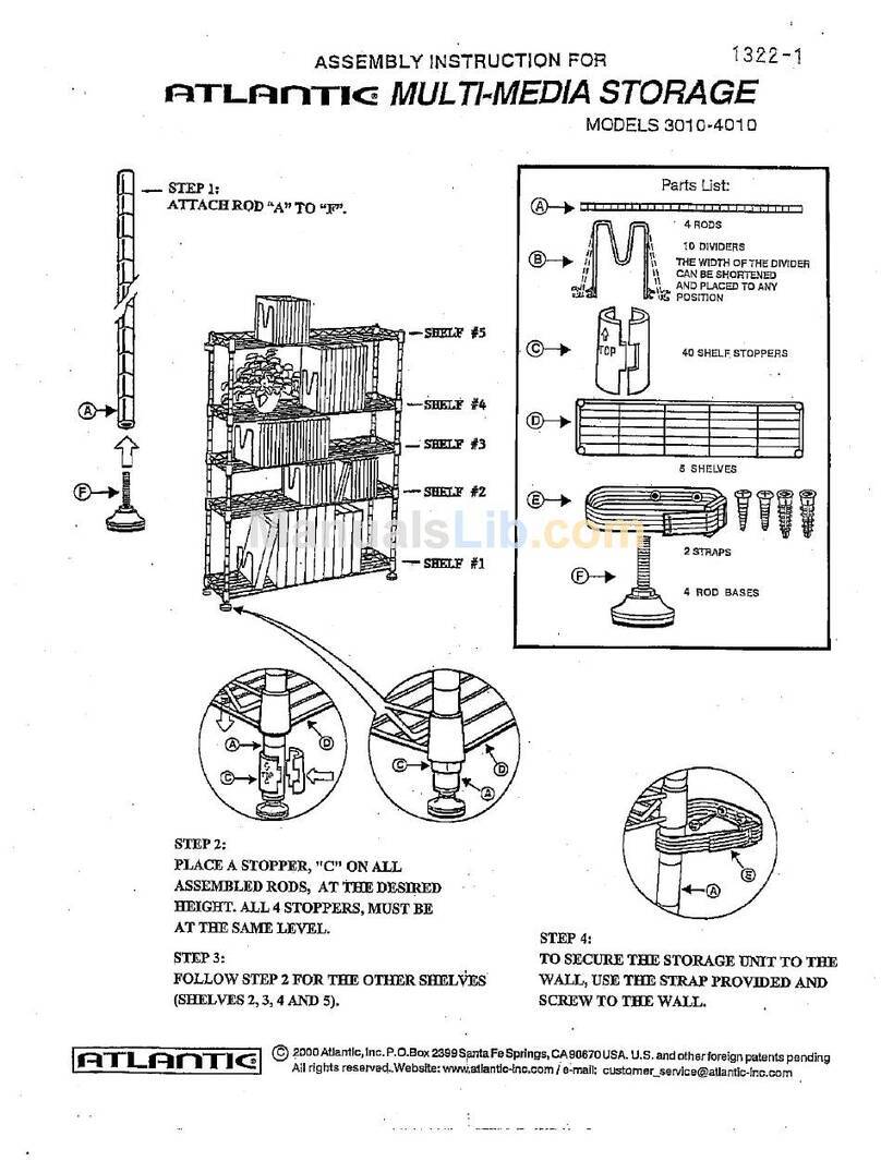 Atlantic 3010-4010 User manual