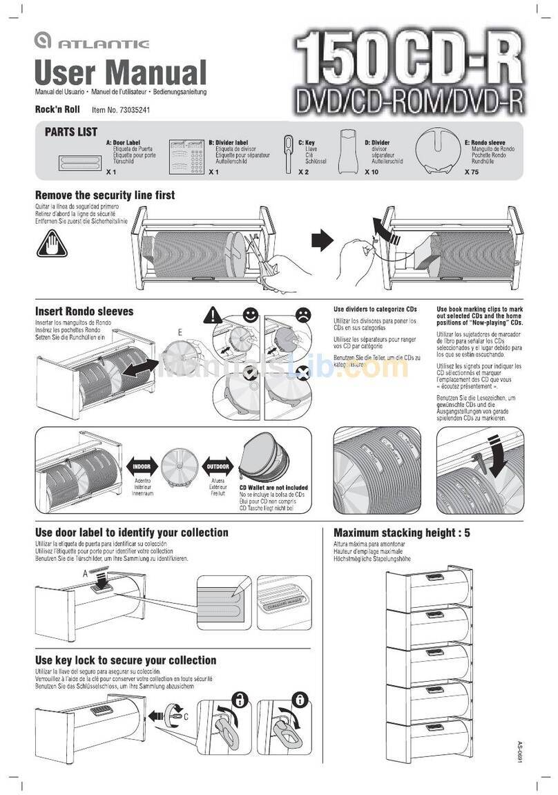 Atlantic 150CD-R User manual Atlantic 150CD-R User manual