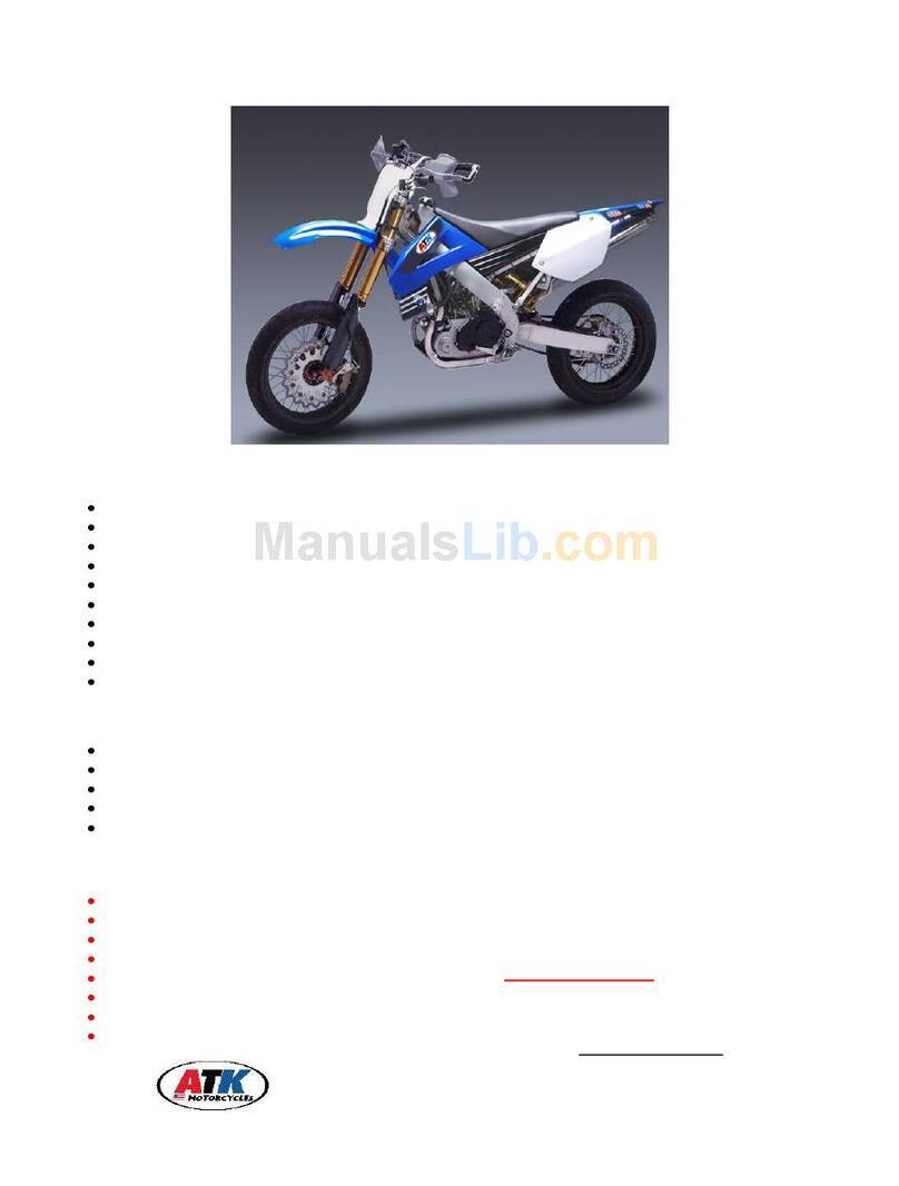 ATK Motorcycles Motard 2008 450 Specifications