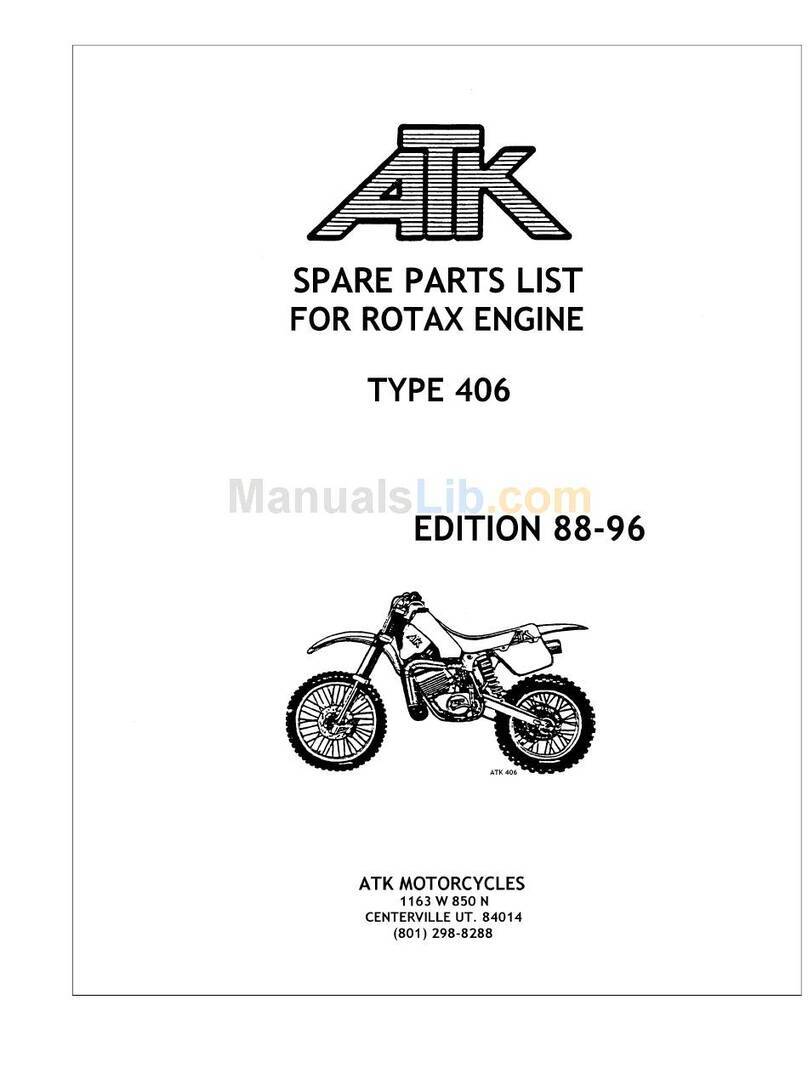 ATK Motorcycles 406 Spare parts list