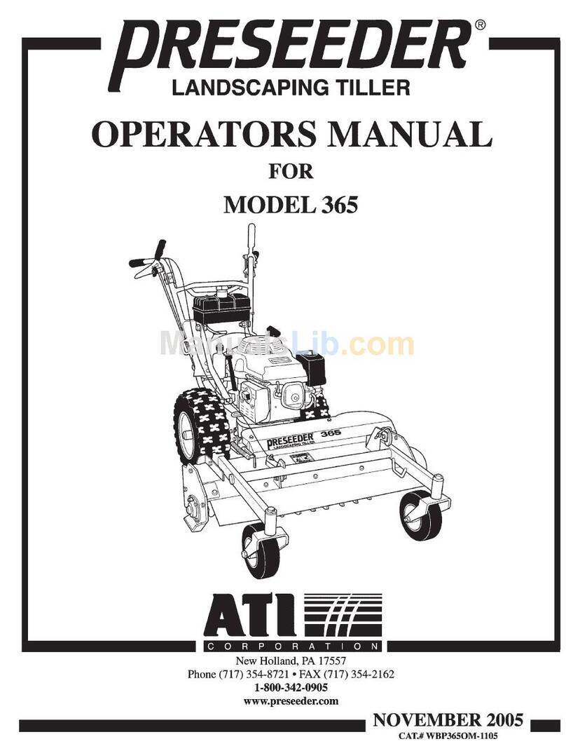 ATI Corporation Preseeder 365 Operator's manual