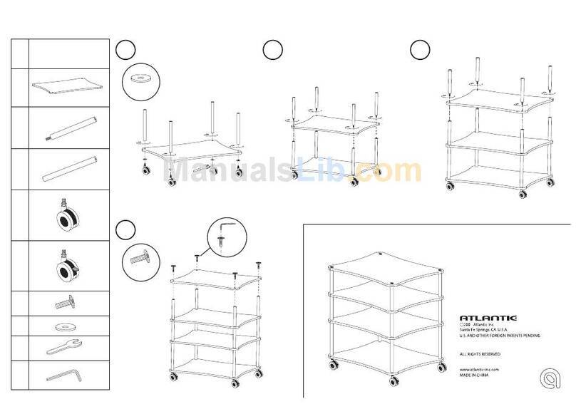 Atlantic Component Stand 63535216 Assembly instructions