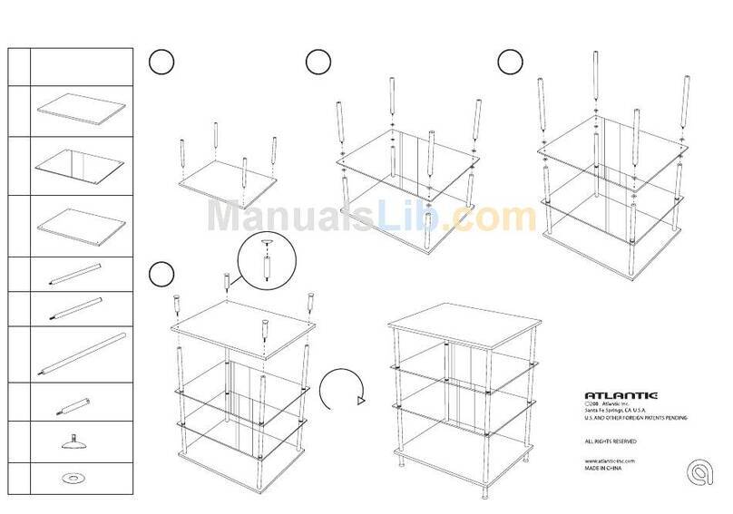 Atlantic Component Stand 050705 User manual Atlantic Component Stand 050705 User manual