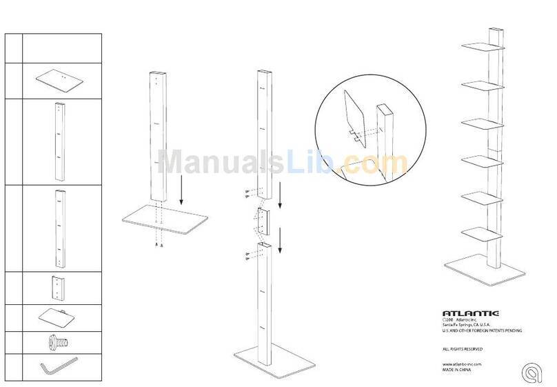 Atlantic CD Multimedia Storage 103 Assembly instructions Atlantic CD Multimedia Storage 103 Assembly instructions