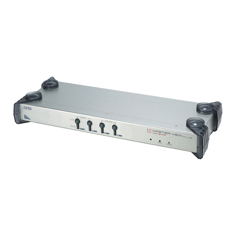 ATEN Master View CS-9134 User manual