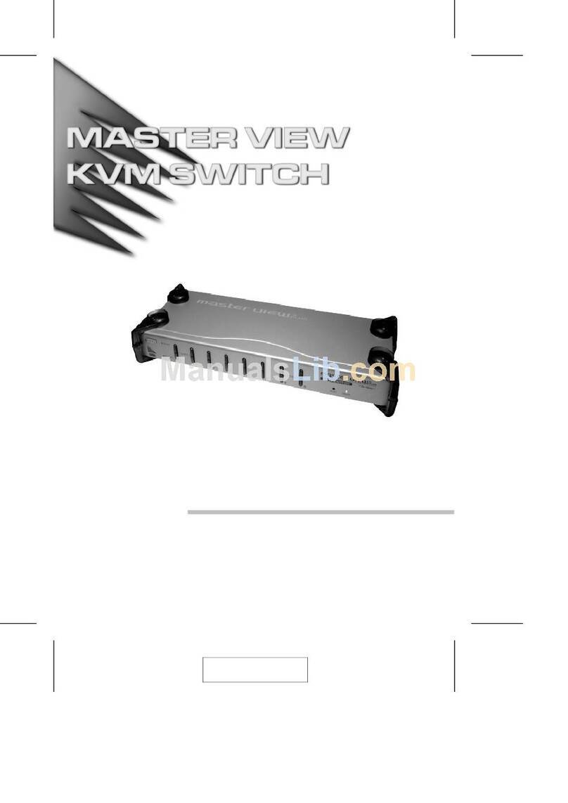 ATEN Master View CS-88A user manual