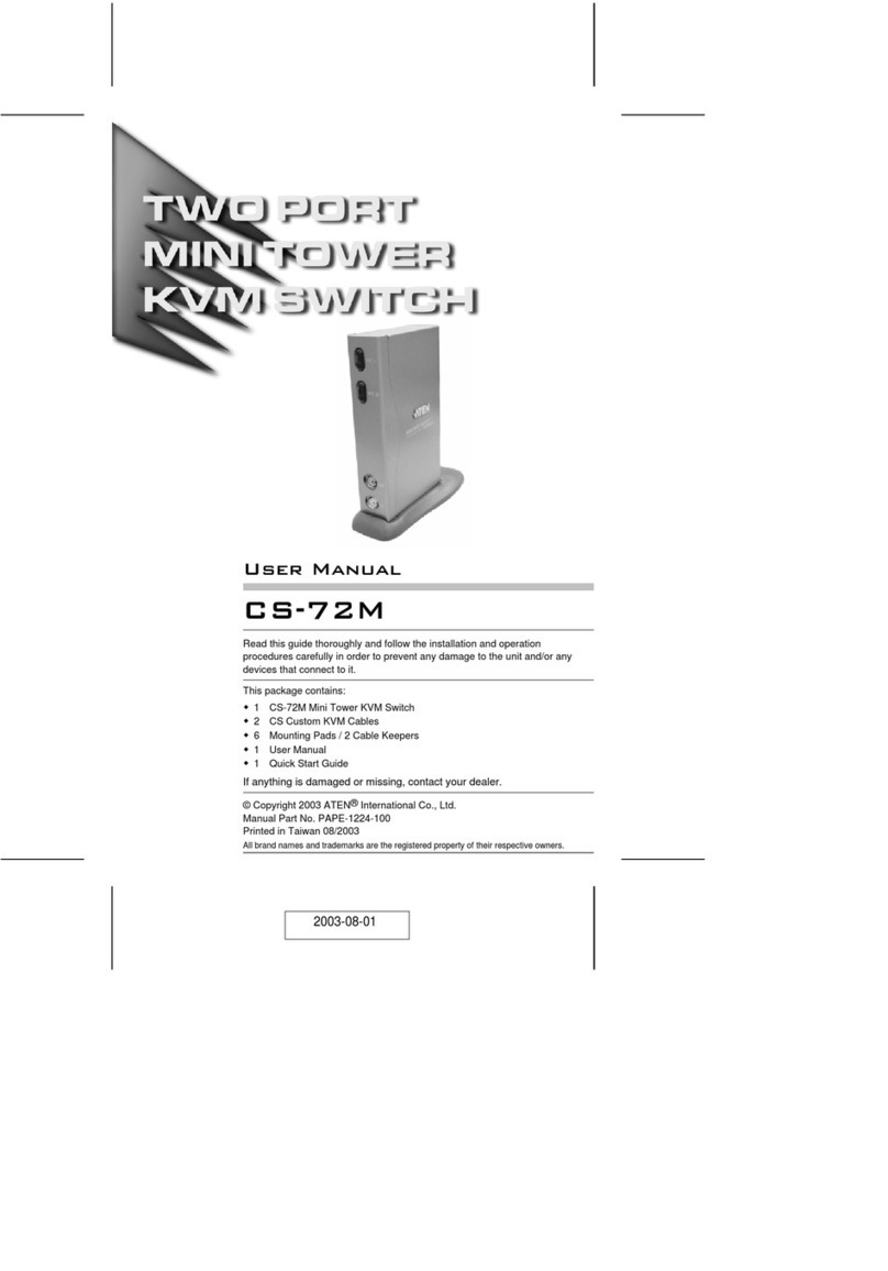 ATEN CS-72M User manual