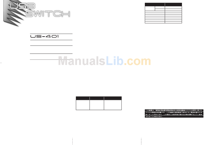 ATEN US-401 User manual