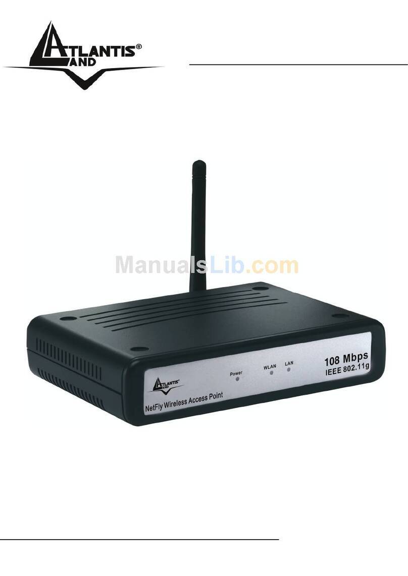 Atlantis Land I-Fly A02-WAP-54G User manual