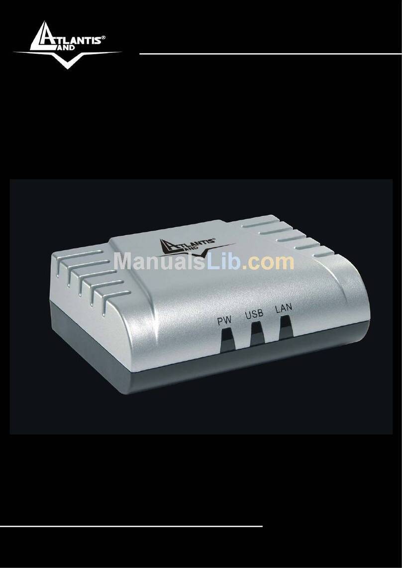 Atlantis Land NetServer A02-PSU quick start guide