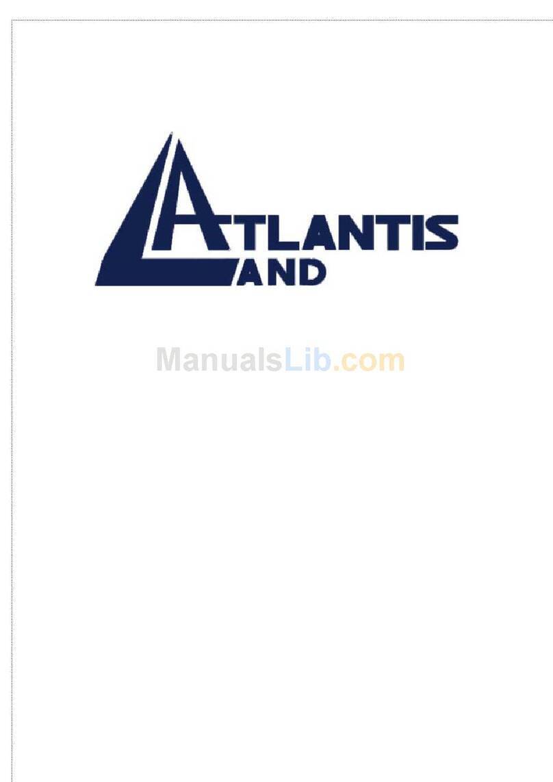 Atlantis Land 10/100Mbps user guide