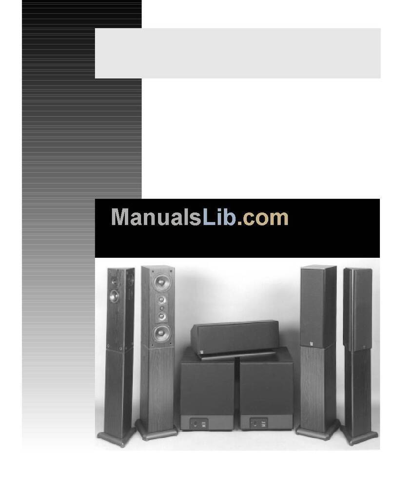 Atlantic Technology System 350 THX User manual