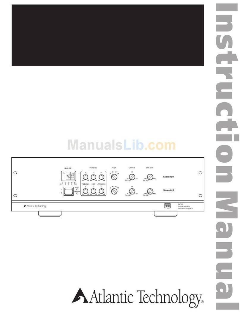 Atlantic Technology SA-350 User manual