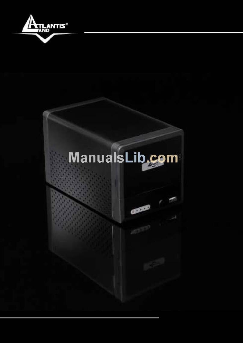 Atlantis Land DiskMaster NASG501D User manual