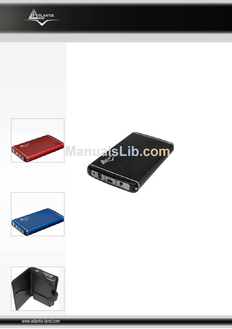 Atlantis Land DiskMaster HDE 103 Specifications