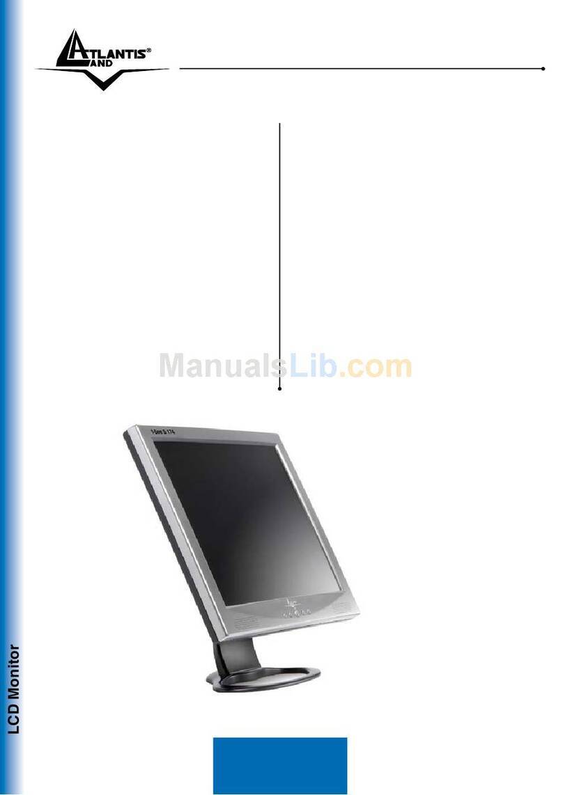 Atlantis Land LCD 17" Monitor A05-17AM-C08 User manual Atlantis Land LCD 17" Monitor A05-17AM-C08 User manual