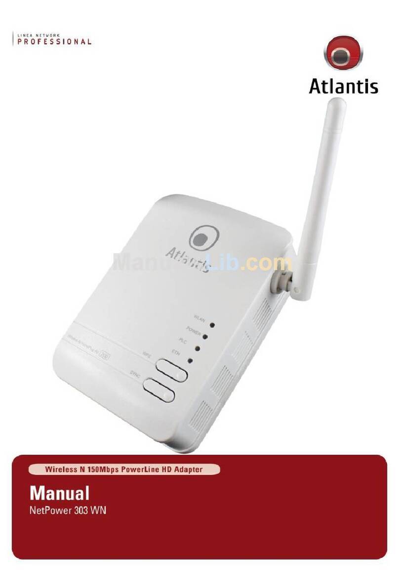 Atlantis A02-PL303-WN User manual Atlantis A02-PL303-WN User manual