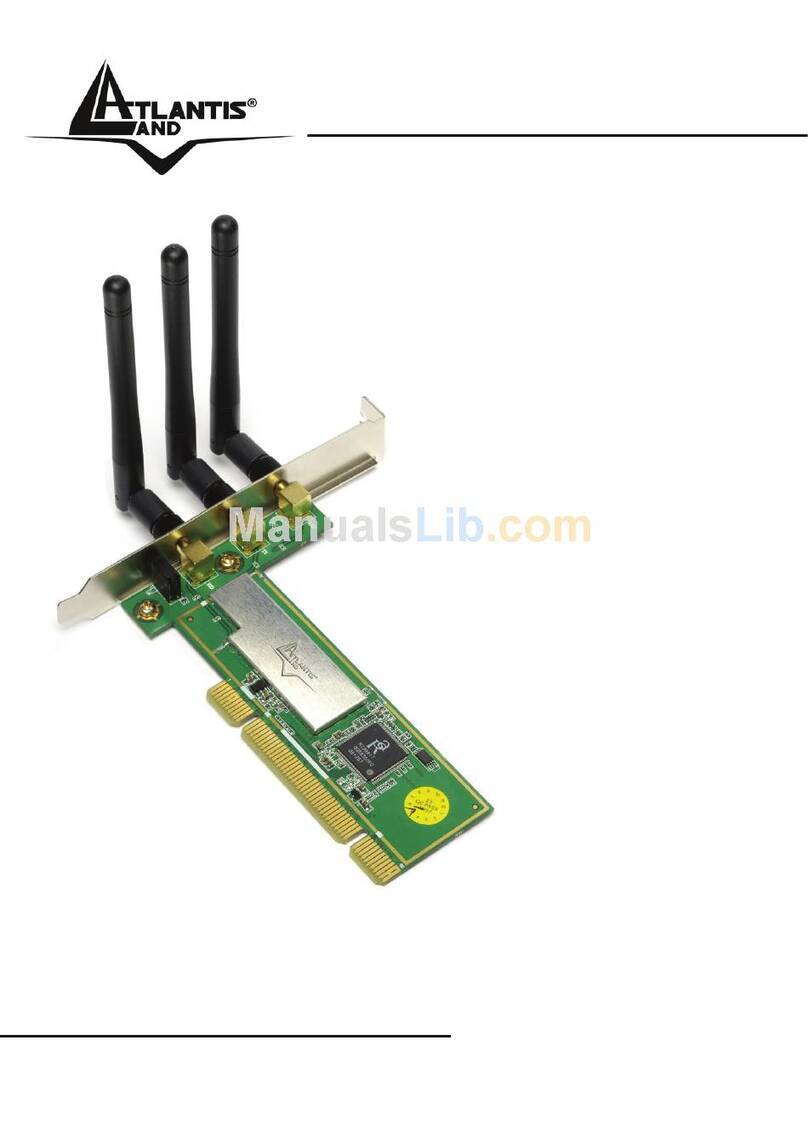 Atlantis Land A02-PCI-W54M User manual