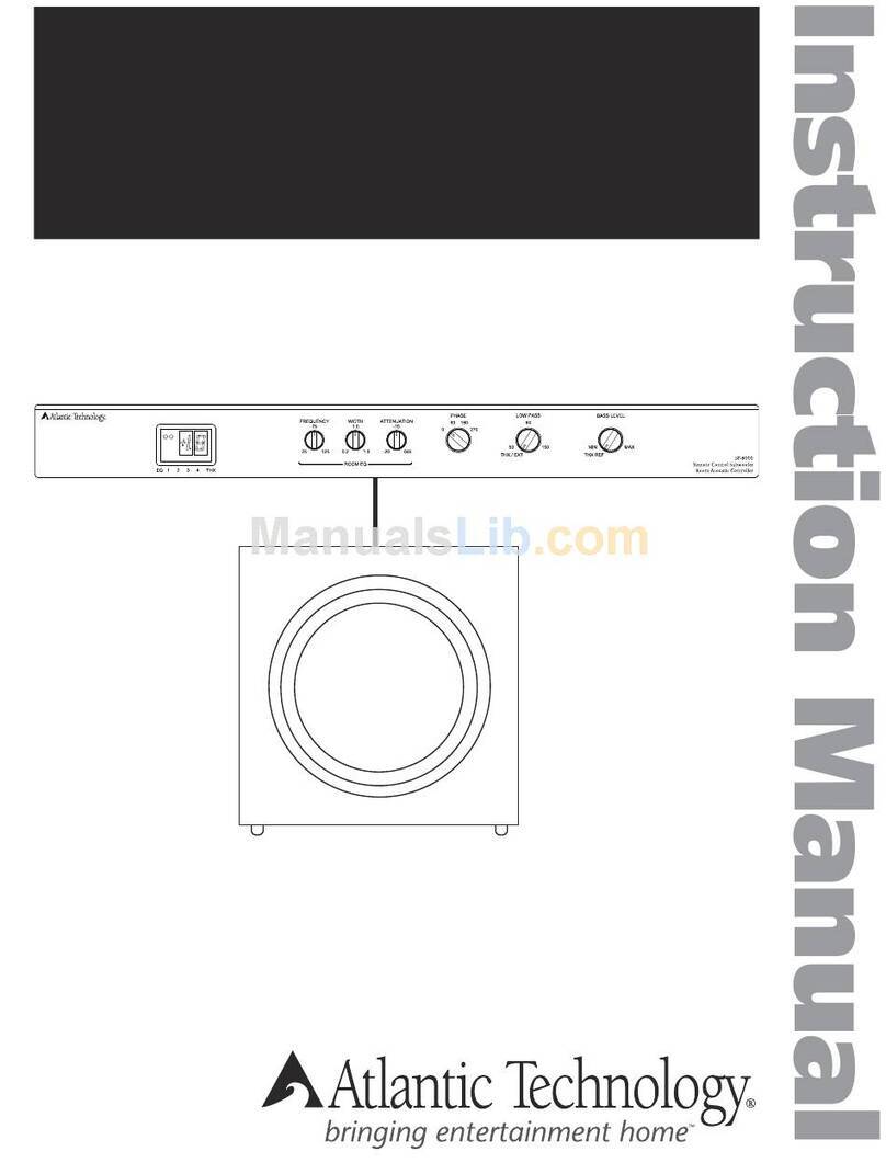 Atlantic Technology SP-8000 User manual