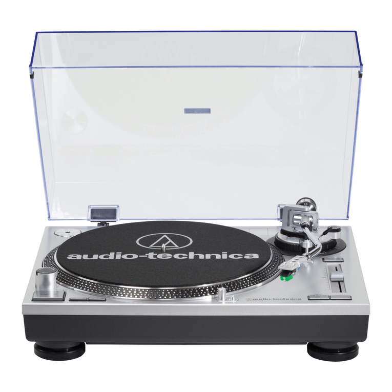 Audio Technica AT-PL120 Owner's manual
