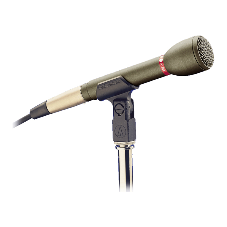 Audio Technica OMNIDIRECTIONAL DYNAMIC AT804 User manual