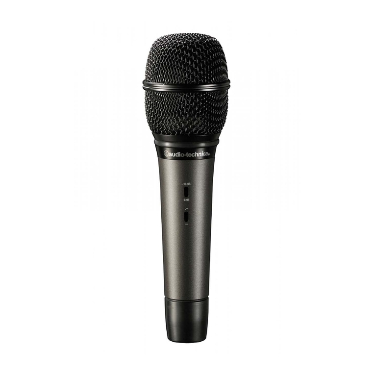 Audio Technica ATM710 User manual