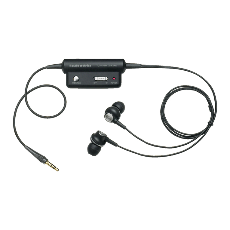 Audio Technica QuietPoint ATH-ANC3 user guide