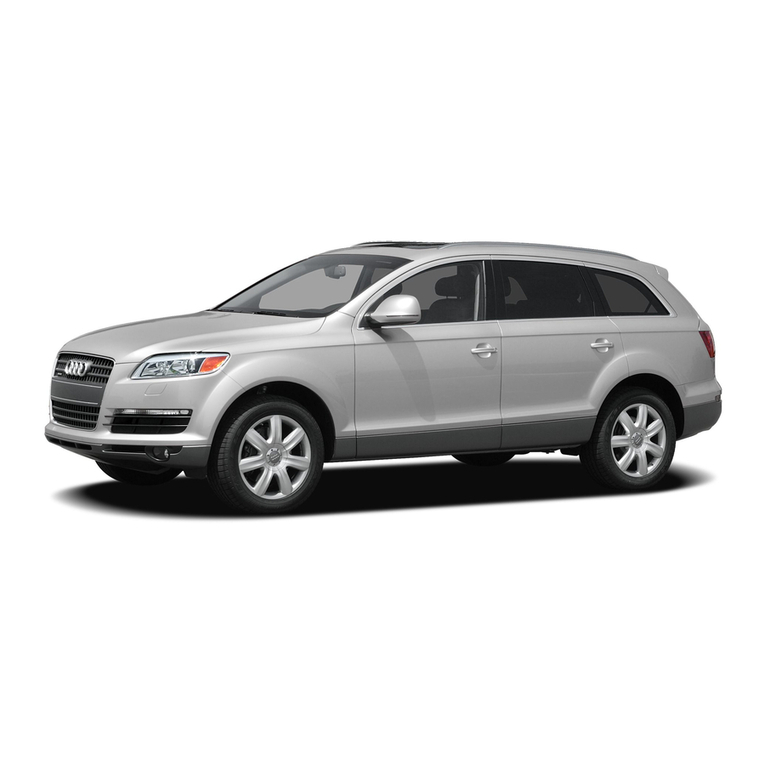 Audi Q7 User manual Audi Q7 User manual