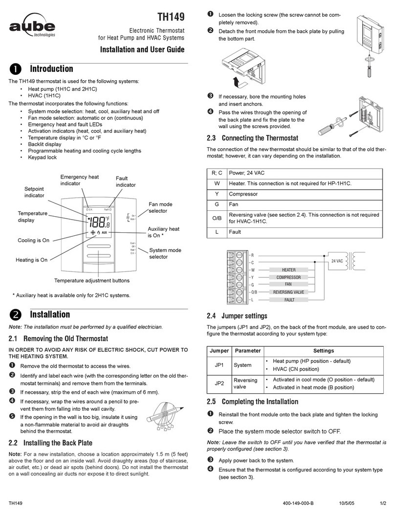 Aube Technologies TH149 User manual