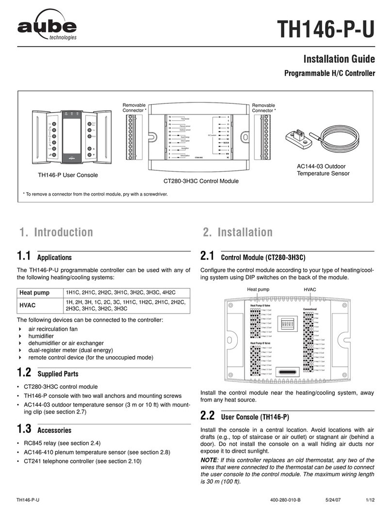 Aube Technologies TH146-P-U User manual