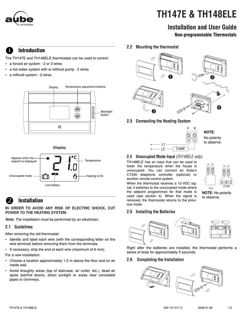 Aube Technologies TH147E User manual