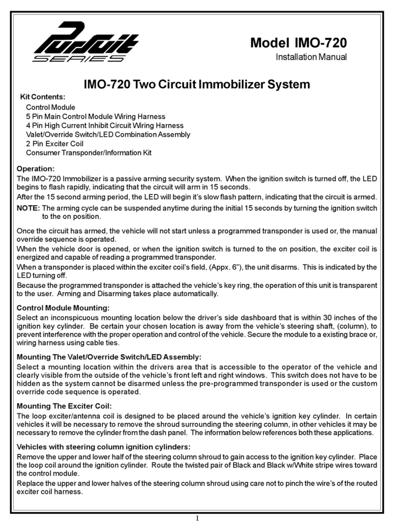 Audiovox IMO-720 installation manual