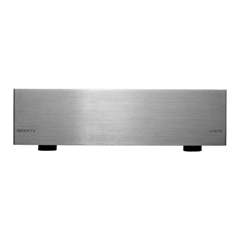 Audiolab 8000X7 Specification sheet