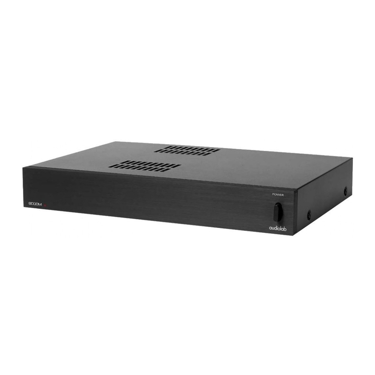 Audiolab 8000M User manual Audiolab 8000M User manual