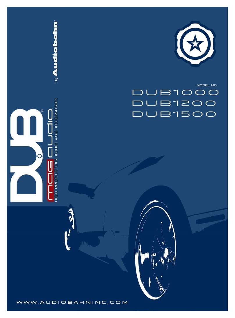 AudioBahn DUB1000 owner's manual