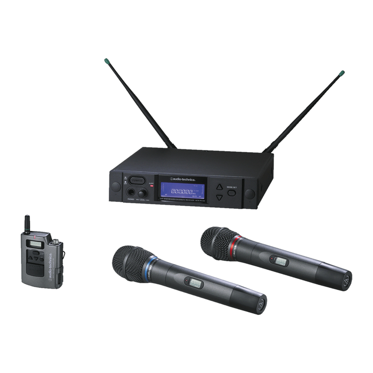 Audio Technica ARTIST ELITE 4000 Operating instructions
