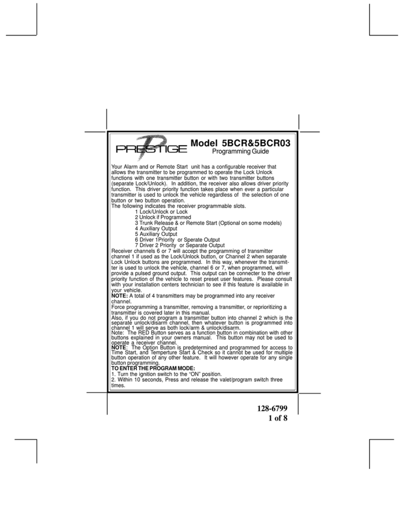 Audiovox 5BCR Operating instructions