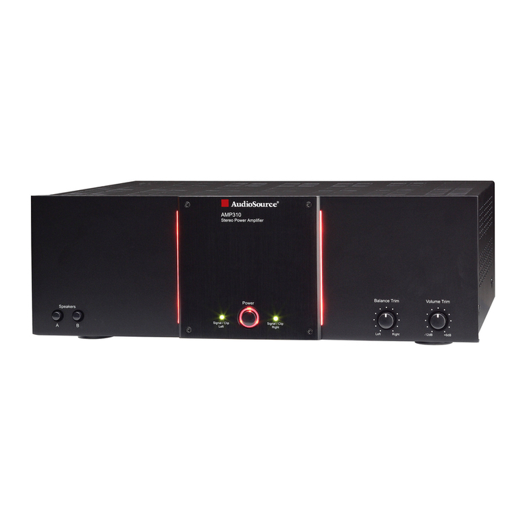 AudioSource AMP 210 User manual