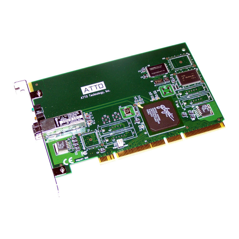 ATTO Technology ATTO ExpressPCI FC 3321 User manual