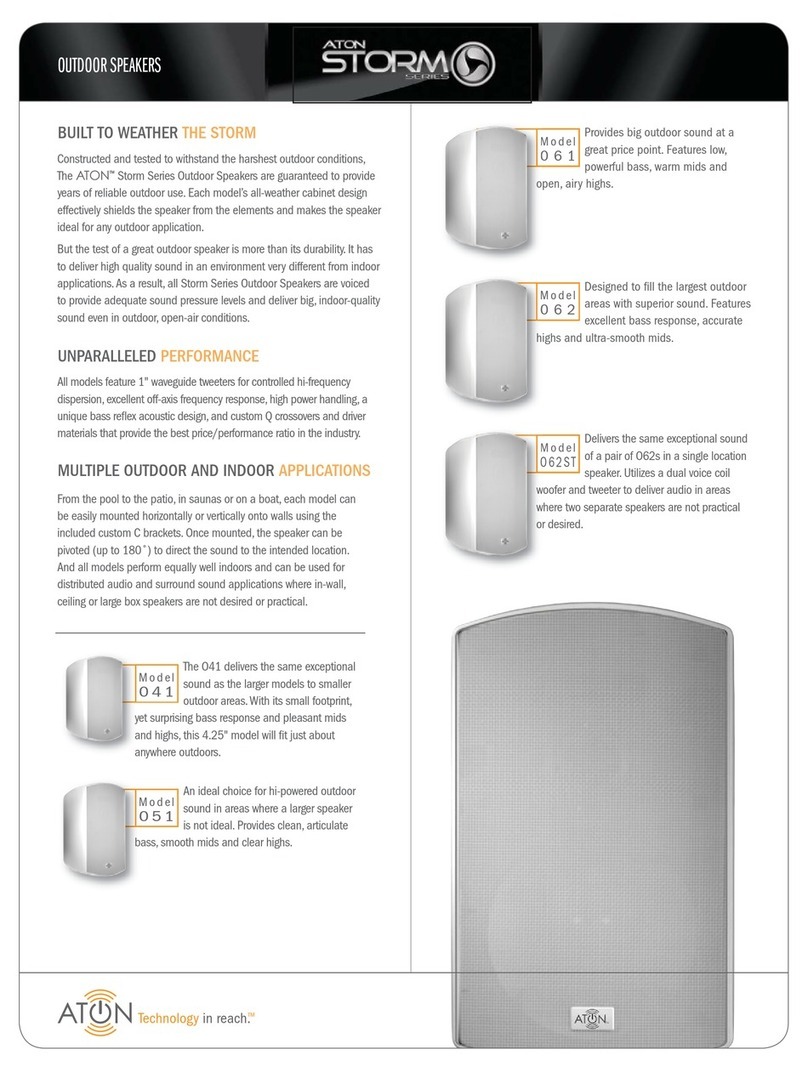 ATON Storm O62W Specification sheet